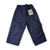 Kids Navy Blue Cargo Pants – Soft Cotton Twill Relaxed Fit