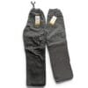 Kids Soft Denim Cargo Jogger Pants – Dark Grey Cotton Feel Utility Trousers